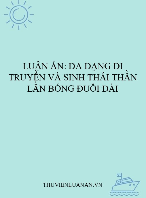Luận án: Đa dạng di truyền và sinh thái Thằn lằn bóng đuôi dài