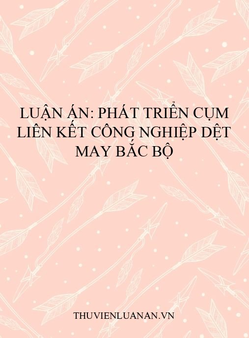 Luận án: Phát triển cụm liên kết công nghiệp dệt may Bắc bộ