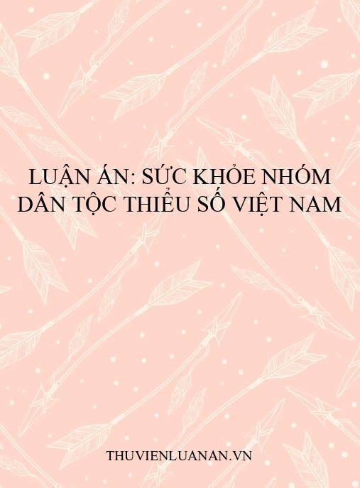 Luận án: Sức khỏe nhóm dân tộc thiểu số Việt Nam