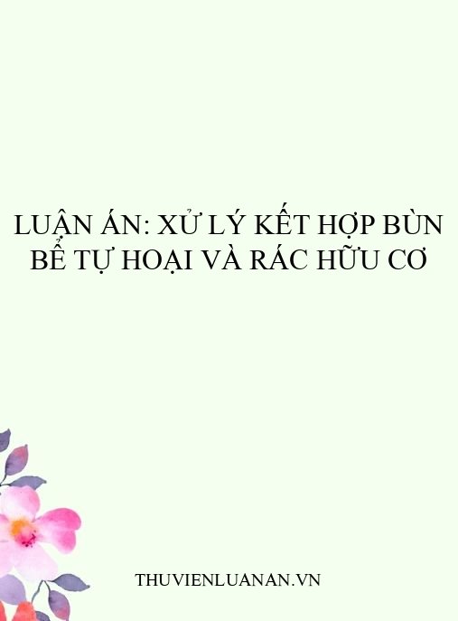 Luận án: Xử lý kết hợp bùn bể tự hoại và rác hữu cơ